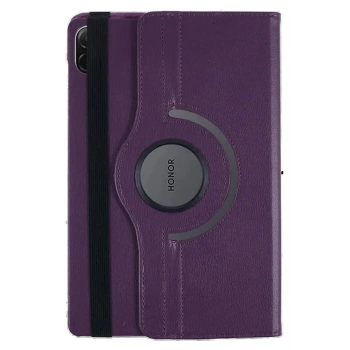 Huawei Honor Pad X8A Kılıf 360 Tablet Deri Kılıf - Mürdüm