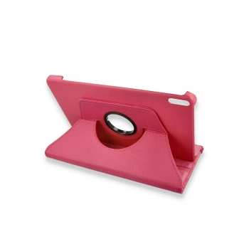 Huawei Honor Pad X8A Kılıf 360 Tablet Deri Kılıf - Pembe