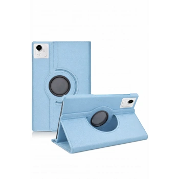 Huawei Honor Pad X9A 360 Tablet Deri Kılıf - Turkuaz