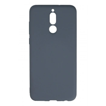 Huawei Mate 10 Lite Kılıf Nano içi Kadife Silikon - Gri