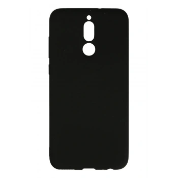 Huawei Mate 10 Lite Kılıf Nano içi Kadife Silikon - Siyah