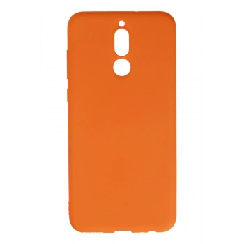 Huawei Mate 10 Lite Kılıf Nano içi Kadife Silikon - Turuncu