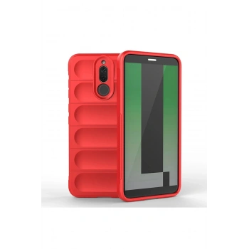 Huawei Mate 10 Lite Kılıf Optimum Silikon - Kırmızı