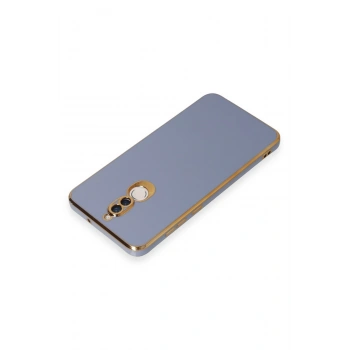 Huawei Mate 10 Lite Kılıf Volet Silikon - Mavi