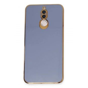 Huawei Mate 10 Lite Kılıf Volet Silikon - Mavi