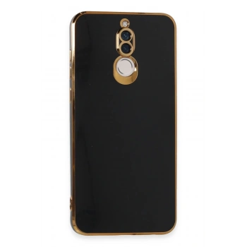 Huawei Mate 10 Lite Kılıf Volet Silikon - Siyah