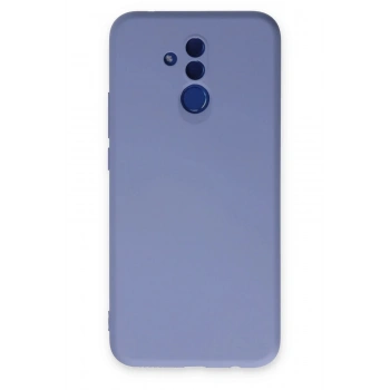 Huawei Mate 20 Lite Kılıf Nano içi Kadife Silikon - Lila