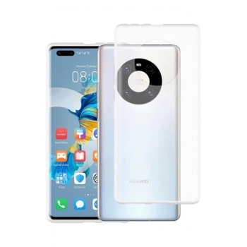 Huawei Mate 40 Pro Kılıf Lüx Şeffaf Silikon