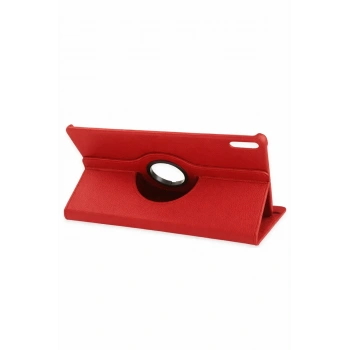 Huawei MatePad 11 10.9 360 Tablet Deri Kılıf - Kırmızı