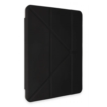 Huawei MatePad SE 11 Kılıf Kalemlikli Mars Tablet Kılıfı - Siyah