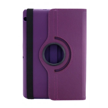 Huawei MediaPad T3 10 / 9.6 Kılıf 360 Tablet Deri Kılıf - Mürdüm