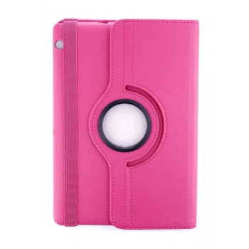 Huawei MediaPad T3 10 / 9.6 Kılıf 360 Tablet Deri Kılıf - Pembe