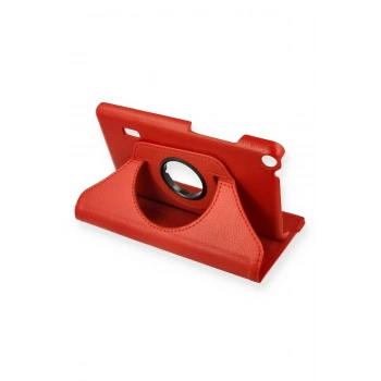 Huawei MediaPad T3 7 Kılıf 360 Tablet Deri Kılıf - Kırmızı
