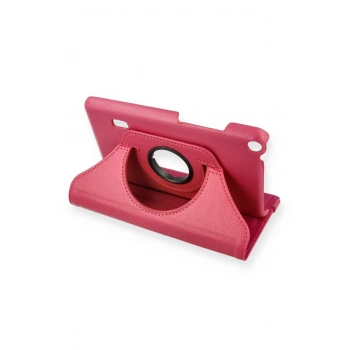 Huawei MediaPad T3 7 Kılıf 360 Tablet Deri Kılıf - Pembe