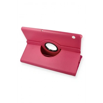 Huawei MediaPad T5 10 Kılıf 360 Tablet Deri Kılıf - Pembe