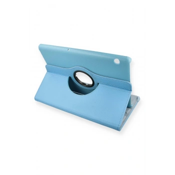 Huawei MediaPad T5 10 Kılıf 360 Tablet Deri Kılıf - Turkuaz