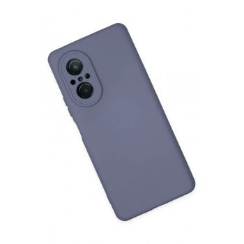 Huawei Nova 9 SE Kılıf Nano içi Kadife Silikon - Gri