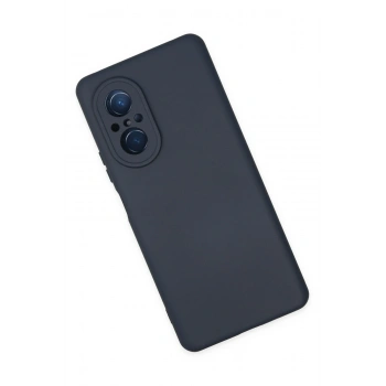 Huawei Nova 9 SE Kılıf Nano içi Kadife Silikon - Lacivert