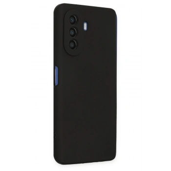 Huawei Nova Y70 Kılıf First Silikon - Siyah