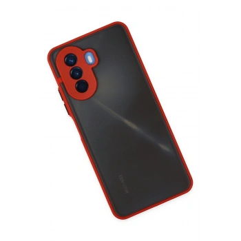 Huawei Nova Y70 Kılıf Montreal Silikon Kapak - Kırmızı