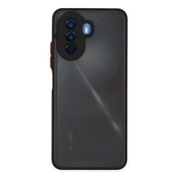 Huawei Nova Y70 Kılıf Montreal Silikon Kapak - Siyah