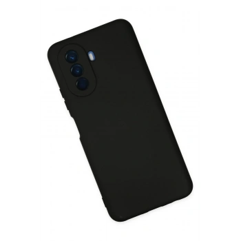 Huawei Nova Y70 Kılıf Nano içi Kadife Silikon - Siyah