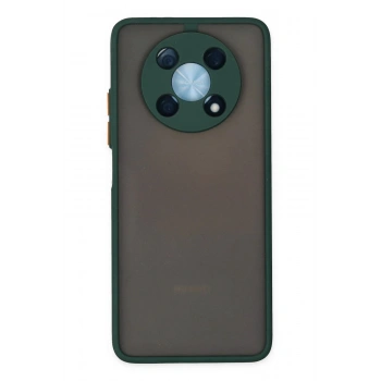 Huawei Nova Y90 Kılıf Montreal Silikon Kapak - Yeşil