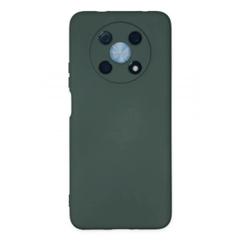 Huawei Nova Y90 Kılıf Nano içi Kadife Silikon - Koyu Yeşil