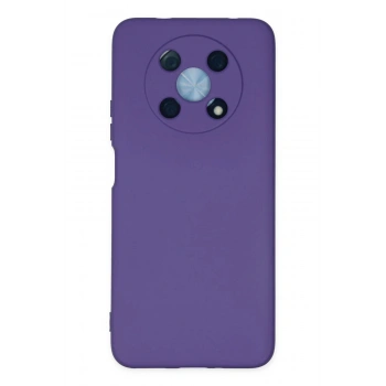 Huawei Nova Y90 Kılıf Nano içi Kadife Silikon - Mor