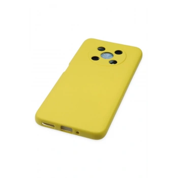 Huawei Nova Y90 Kılıf Nano içi Kadife Silikon - Sarı
