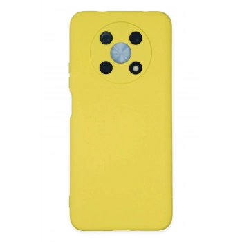 Huawei Nova Y90 Kılıf Nano içi Kadife Silikon - Sarı