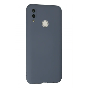 Huawei P Smart 2019 Kılıf Nano içi Kadife Silikon - Gri