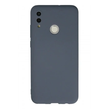 Huawei P Smart 2019 Kılıf Nano içi Kadife Silikon - Gri