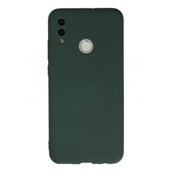 Huawei P Smart 2019 Kılıf Nano içi Kadife Silikon - Koyu Yeşil