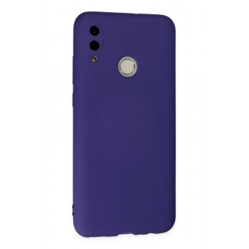 Huawei P Smart 2019 Kılıf Nano içi Kadife Silikon - Mor