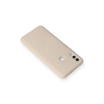 Huawei P Smart 2019 Kılıf Nano içi Kadife Silikon - Pudra