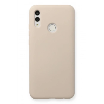 Huawei P Smart 2019 Kılıf Nano içi Kadife Silikon - Pudra