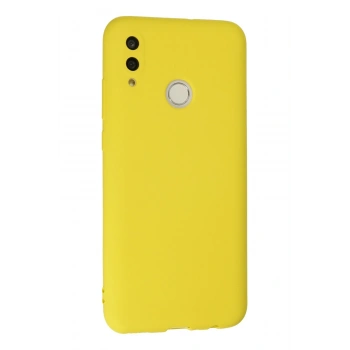 Huawei P Smart 2019 Kılıf Nano içi Kadife Silikon - Sarı