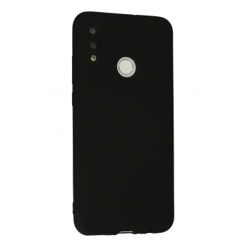 Huawei P Smart 2019 Kılıf Nano içi Kadife Silikon - Siyah