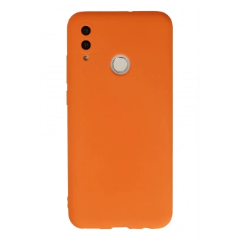 Huawei P Smart 2019 Kılıf Nano içi Kadife Silikon - Turuncu