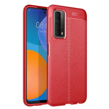 Huawei P Smart 2021 Kılıf Auto Focus Kapak - Kırmızı