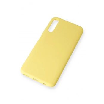Huawei P Smart Pro / Y9S Kılıf Nano içi Kadife Silikon - Sarı