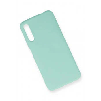 Huawei P Smart Pro / Y9S Kılıf Nano içi Kadife Silikon - Turkuaz