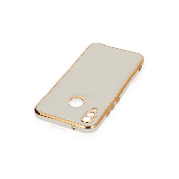 Huawei P20 Lite Kılıf Volet Silikon - Beyaz