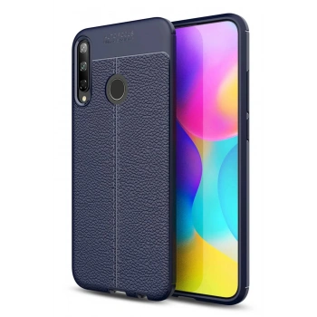 Huawei P40 Lite E Kılıf Auto Focus Kapak - Lacivert