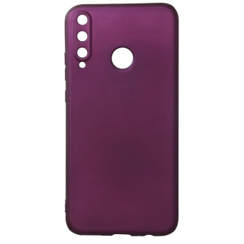 Huawei P40 Lite E Kılıf First Silikon - Mürdüm