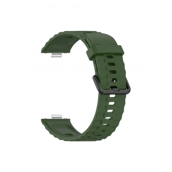 Huawei Watch Fit 3 Klasik Kordon - Koyu Yeşil