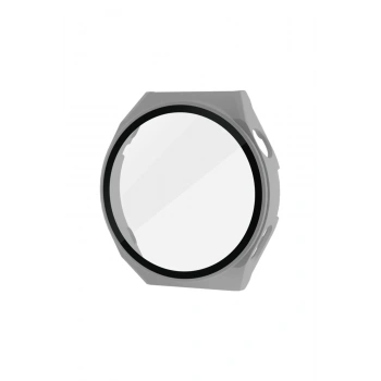 Huawei Watch GT3 Pro 46mm Dota Camlı Kasa Ekran Koruyucu - Uzay Grisi