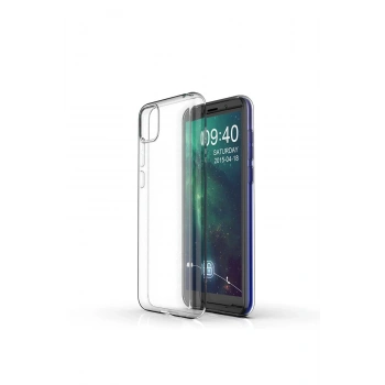 Huawei Y5P Kılıf Lüx Şeffaf Silikon - Şeffaf