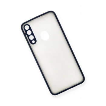 Huawei Y6P Kılıf Montreal Silikon Kapak - Lacivert